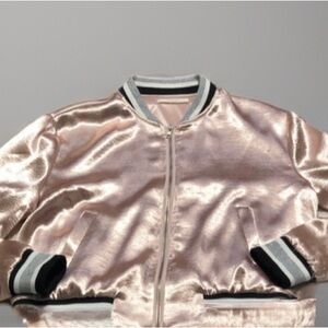 Satin Bomber Jacket